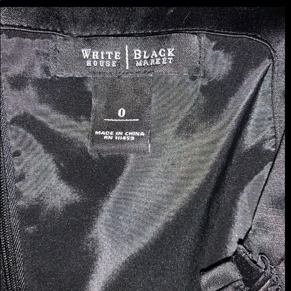 WHBM Black Dress, Size 0 - Picture 2 of 4